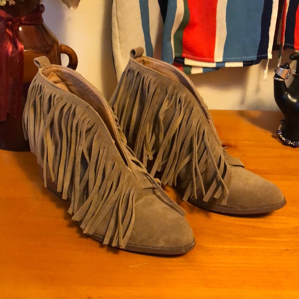Fringe Booties